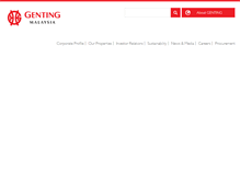 Tablet Screenshot of gentingmalaysia.com